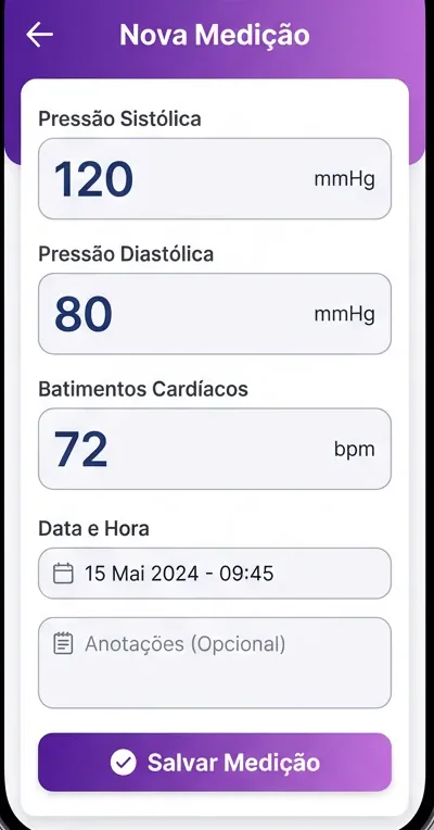 Adicionar medição